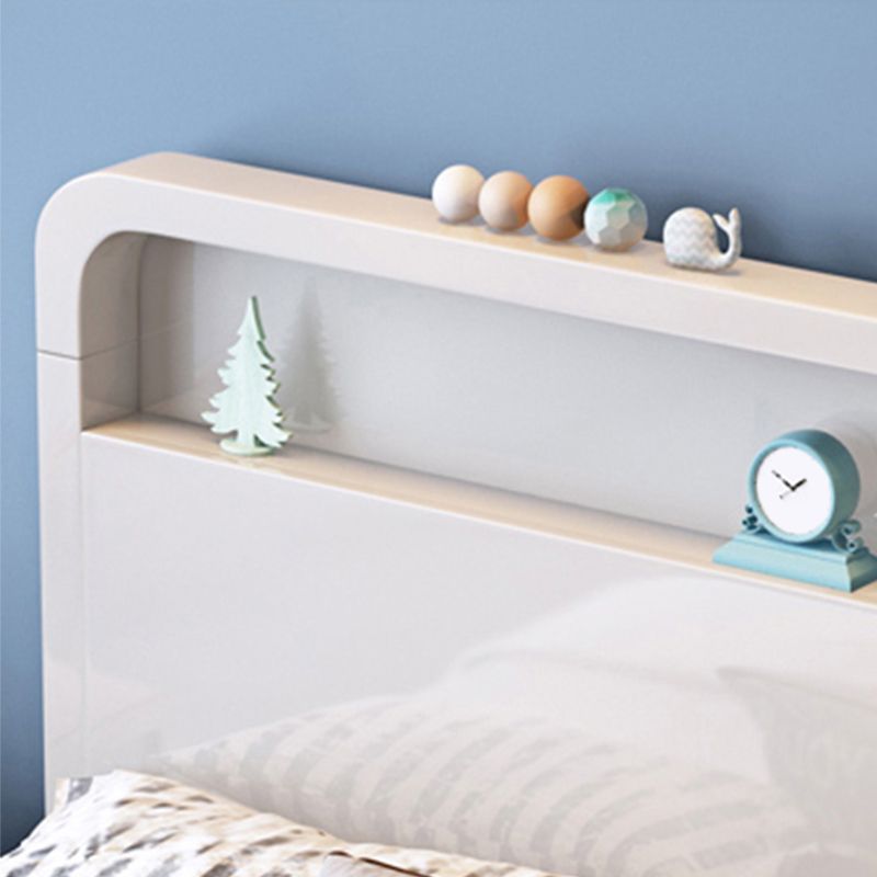 La moderna libreria del letto standard in legno includeva la cornice del letto con testiera per la camera da letto