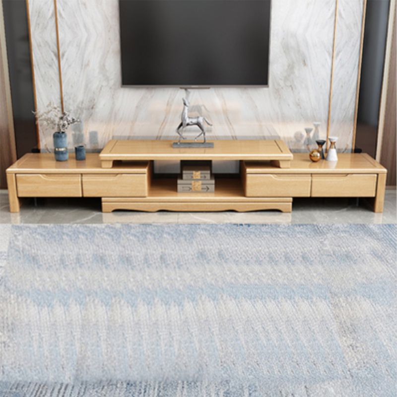 Rubberwood TV Stand Console Traditional TV Console with Drawers Clearhalo 'furn' 'furn_tv_stands_entertainment_centers' 'Furniture' 'Living Room Furniture' 'TV Stands & Entertainment Centers' 'TV Stands & Media Storage Furniture' 'tv_stands_entertainment_centers' 1200x1200_6bd15ce5-f3d8-4c74-bb67-3bd78fbb0ed9