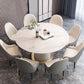 Round Dining Site Table Traditional Luxury Dinner Room Table with Drop Leaf Clearhalo ' dining_table' 'Dining Tables & Seating' 'Dining Tables' 'furn' 'furn_dining_table' 'Furniture' 'furniture_dining_table' 'Kitchen & Dining Furniture' 'kitchen&dining_furn' 'kitchen' 'kitchen_dining_table' 1200x1200_6bd18f3c-9a8d-47cd-89fc-4be4b89ddcd9