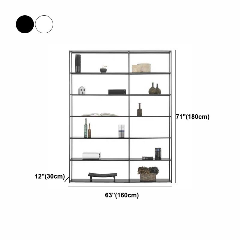 Industrial Style 5-Shelf Bookshelf Open Shelf Bookcase for Home Office Clearhalo 'Bookcases' 'furn' 'furn_bookcases' 'Furniture' 'furniture_bookcases' 'kitchen' 'kitchen_bookcases' 'Living Room Furniture' 'Office Furniture' 1200x1200_6bd24b7b-a977-488b-9197-3d42e778ac46