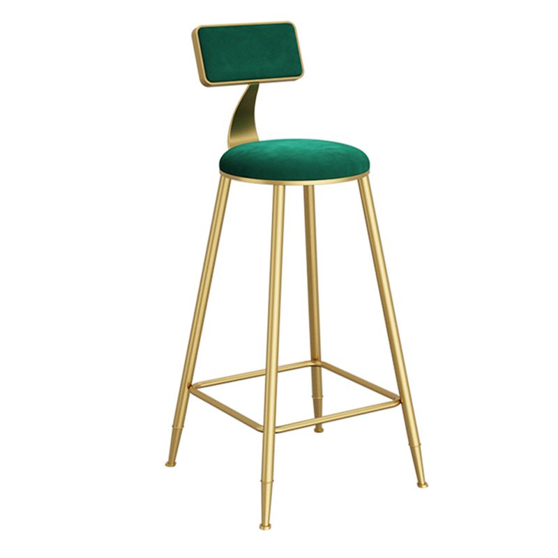 Sgabelli da pranzo rotondi in metallo sgabelli da pranzo con poggiapiedi