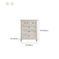 Scandinavian White Wooden Storage Chest Drawers Included for Home Clearhalo 'Bedroom Furniture' 'Dressers & Chests' 'dressers_chests' 'furn' 'furn_dressers_chests' 'Furniture' 1200x1200_6bd55127-04d7-494a-9d92-0fa982a7d570