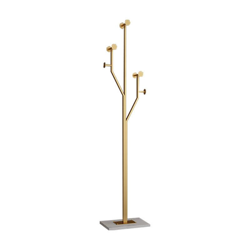Glam metallic Hall Tree Hooks Design Rack voor woonkamer