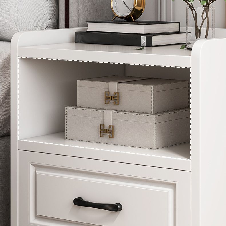 Holz Akzenttisch Nachttisch mit Schubladen Nachttisch mit Beinen