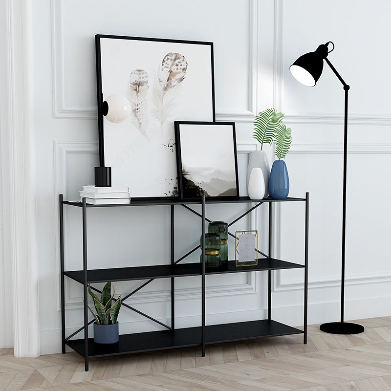 Minimalist Metal Open Etagere Bookcase with Rectangular Shelves Clearhalo 'Bookcases' 'furn' 'furn_bookcases' 'Furniture' 'furniture_bookcases' 'kitchen' 'kitchen_bookcases' 'Living Room Furniture' 'Office Furniture' 1200x1200_6bda648c-45b6-4687-acde-97fe81f159c2