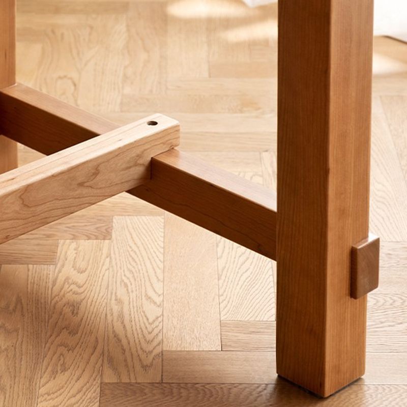 Contemporary Kitchen Dinner Table  Rectangle Solid Wood Dining Table