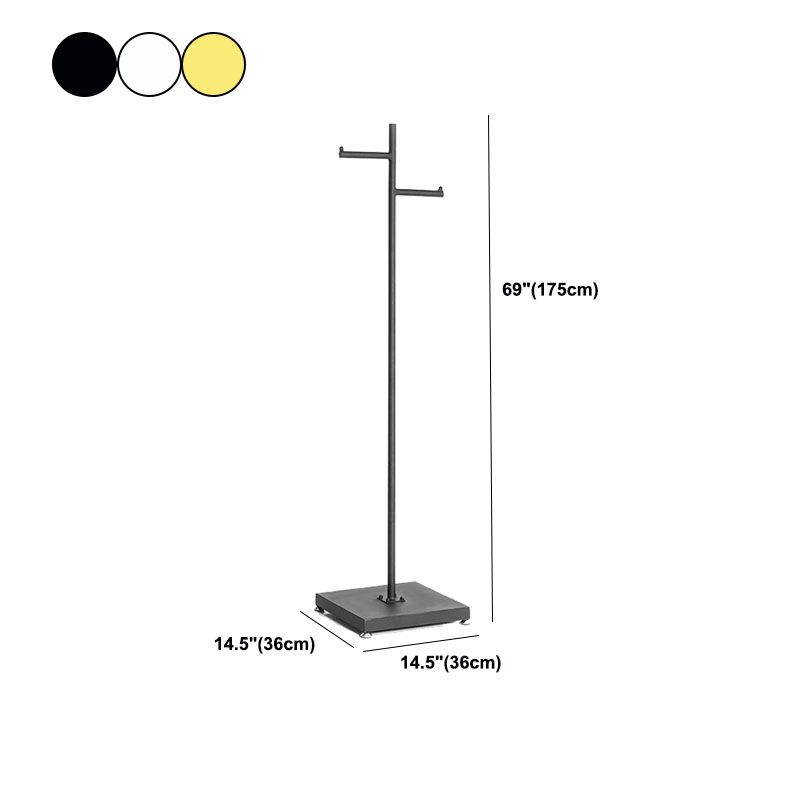 Industrial Metal Coat Hanger Hall Stand Hooks Free Standing Entryway Kit Hall Tree Clearhalo 'Entry & Mudroom Furniture' 'furn' 'furn_hall_tree_coat_racks' 'Furniture' 'Hall Trees & Coat Racks' 'hall_tree_coat_racks' 1200x1200_6bdfd3e1-07df-493e-aac4-64c1a996a175