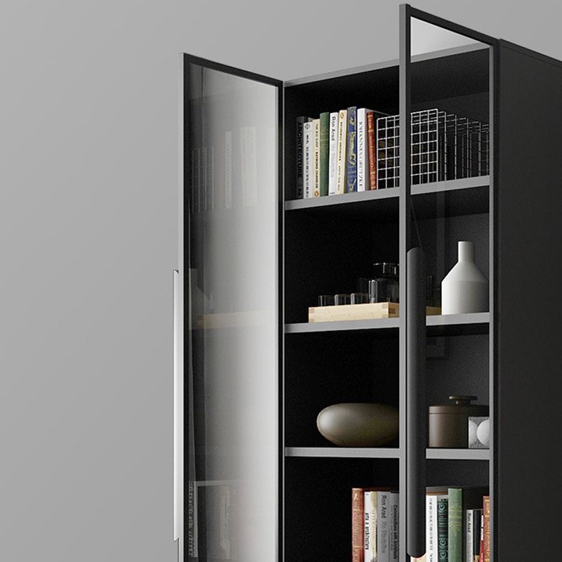 Modern Faux Wood Display Stand Standard Grey Display Cabinet for Dining Room Clearhalo 'Display & China Cabinets' 'display_china_cabinets' 'furn' 'furn_display_china_cabinets' 'Furniture' 'Kitchen & Dining Furniture' 1200x1200_6be01e11-6b20-463c-8274-62f24db9b127