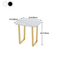 Industrial Style Dining Table Sintered Stone Sled Dining Table with Gold Frame Clearhalo 'Dining Tables & Seating' 'Dining Tables' 'dining_table' 'furn' 'furn_dining_table' 'Furniture' 'furniture_dining_table' 'Kitchen & Dining Furniture' 'kitchen' 'kitchen_dining_table' 1200x1200_6be0cfa7-3898-42bb-966c-83f71c90227e