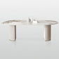 Metal Traditional Luxury Oval Dining Table Sintered Stone Table for Dining Room Clearhalo ' dining_table' 'Dining Tables & Seating' 'Dining Tables' 'furn' 'furn_dining_table' 'Furniture' 'furniture_dining_table' 'Kitchen & Dining Furniture' 'kitchen&dining_furn' 'kitchen' 'kitchen_dining_table' 1200x1200_6be321a2-124f-4508-b7ee-df2d1eebec3b