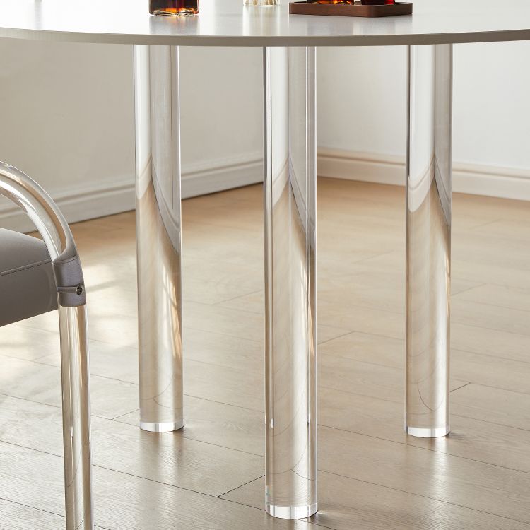 Juego de comedor moderno 1/2/3/4 PCS Mesa y sillas de comedor acrílico