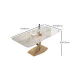 Minimalist 1/2/6/7 Pieces Furniture Stone Rectangle Dining Chairs Set for Home Clearhalo 'Dining Room Sets' 'Dining Tables & Seating' 'dining_room_set' 'furn' 'furn_dining_room_set' 'Furniture' 'Kitchen & Dining Furniture' 1200x1200_6be85840-9d0d-472f-b490-5c9963e7c304