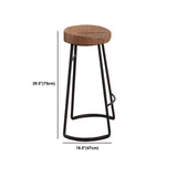 Set di altezza da banco industriale 1/2/3 pezzi in legno massiccio e sgabelli