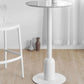 Industrial Style Bar Table Stone Pedestal Base Bar Dining Table for Indoor