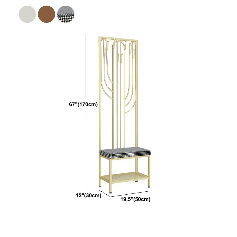Luxurious Metallic Coat Hanger Free Standing Hooks Design Coat Rack for Living Room Clearhalo 'Entry & Mudroom Furniture' 'furn' 'furn_hall_tree_coat_racks' 'Furniture' 'Hall Trees & Coat Racks' 'hall_tree_coat_racks' 1200x1200_6bf183aa-66f1-4dcd-8565-b27ea56a61bc