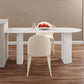 Solid Wood Modern Free Form Dining Table Sintered Stone Top Table for Dining Room Clearhalo ' dining_table' 'Dining Tables & Seating' 'Dining Tables' 'furn' 'furn_dining_table' 'Furniture' 'furniture_dining_table' 'Kitchen & Dining Furniture' 'kitchen&dining_furn' 'kitchen' 'kitchen_dining_table' 1200x1200_6bf3c2c3-95ee-4d1d-8414-a0b7204b9f09