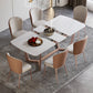 Extendable Sintered Stone Top Dining Set Rectangle 1/4/5/7 Pieces Dining Table with Chairs Clearhalo 'Dining Room Sets' 'Dining Tables & Seating' 'dining_room_set' 'furn' 'furn_dining_room_set' 'Furniture' 'furniture_dining_room_set' 'Kitchen & Dining Furniture' 1200x1200_6bf4259e-aed5-4dfe-abdd-9ec6bfa32076