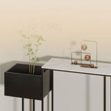 Tavolo console in metallo glam tavolo divano console in pietra con spazio per la sala