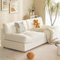 Modern Style Fabric Sofa in Off-White Living Room Square Arm Sofa Clearhalo 'furn' 'furn_sofas' 'Furniture' 'Living Room Furniture' 'Sofa' 'sofas' 1200x1200_6bf6c74f-6d9d-439e-9211-c792b415a797