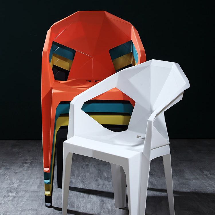 Modern Style Plastic Dining Chairs Stackable Dining Side Chairs for Kitchen Clearhalo ' kitchen&dining_furn' 'Dining Chairs' 'Dining Tables & Seating' 'dining_chair' 'furn' 'furn_dining_chair' 'Furniture' 'furniture_dining_chair' 'Kitchen & Dining Furniture' 'kitchen' 1200x1200_6bf7fc28-e82f-4241-a298-c1ed96f30d2c