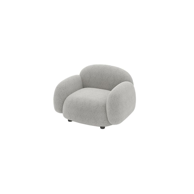 Modern Sofa with Tight Back and Square Arm for Living Room 27.56" High