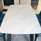 Rectangle Mid-Century Dining Table Sintered Stone Fixed Table for Restaurant Clearhalo ' dining_table' 'Dining Tables & Seating' 'Dining Tables' 'furn' 'furn_dining_table' 'Furniture' 'furniture_dining_table' 'Kitchen & Dining Furniture' 'kitchen&dining_furn' 'kitchen' 'kitchen_dining_table' 1200x1200_6bf8864f-8439-4712-b0e7-62a2640ba2de