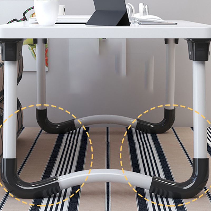 Table d'ordinateur portable de bureau de forme rectangulaire bureau en bois en noir / vert / rose / blanc