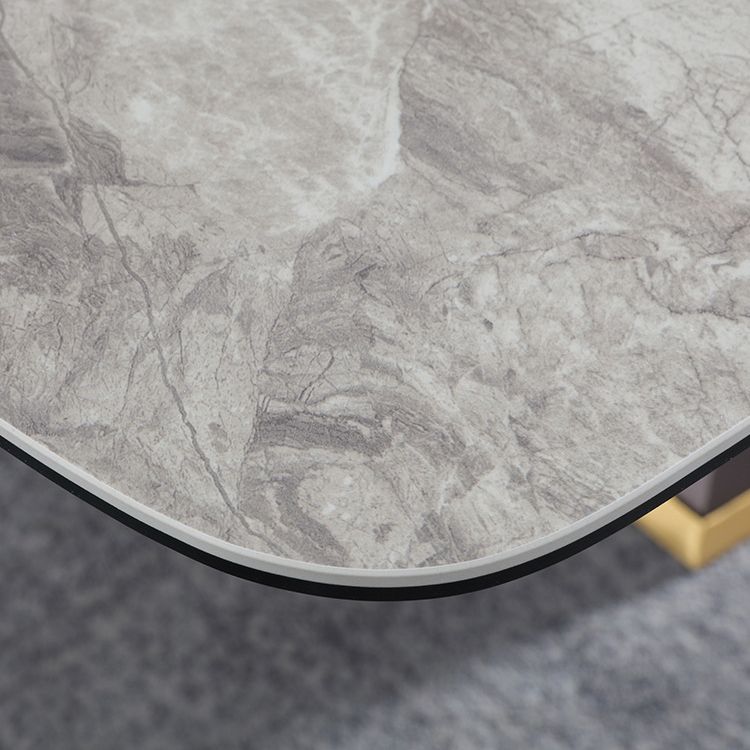 Modern Gray Sintered Stone Dining Table Set 1/2/5/7 Pieces Dining Set Clearhalo 'Dining Room Sets' 'Dining Tables & Seating' 'dining_room_set' 'furn' 'furn_dining_room_set' 'Furniture' 'Kitchen & Dining Furniture' 1200x1200_6bf97626-6b9f-4b5c-a8e4-8d8b000ae391