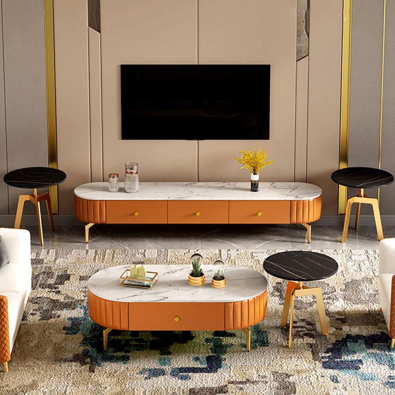 Scandinavian TV Media Stand Enclosed Storage TV Stand Console Clearhalo 'furn' 'furn_tv_stands_entertainment_centers' 'Furniture' 'Living Room Furniture' 'TV Stands & Entertainment Centers' 'TV Stands & Media Storage Furniture' 'tv_stands_entertainment_centers' 1200x1200_6bfb1c2d-0b80-491d-b48c-37aed281cb0a