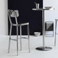 Contemporary 43" Height Metal Backrest Counter Stool in Silver Clearhalo 'Bar Furniture' 'Bar Stools' 'bar_stools' 'furn' 'furn_bar_stools' 'Furniture' 'Kitchen & Dining Furniture' 1200x1200_6bfd479b-f4c6-44fd-98d6-a839ba1582ff