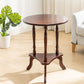 Traditional Solid Wood 3 Legs with Storage Round Living Room End Table Clearhalo 'Coffee & Accent Tables' 'End & Side Tables' 'end_side_tables' 'furn' 'furn_end_side_tables' 'Furniture' 'Living Room Furniture' 1200x1200_6bfdc694-8a75-45c7-b1a6-b3b6d0db4bef