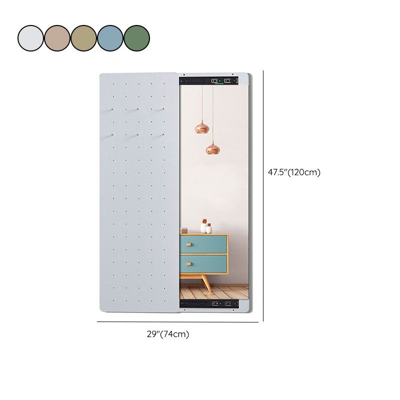 Árbol de salón montado en la pared con espejo incluido el soporte de la sala para la sala de estar