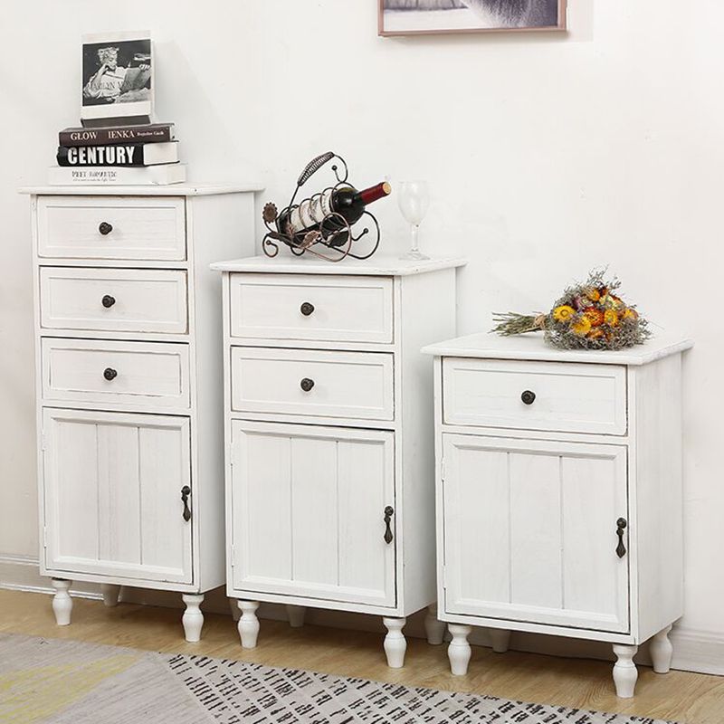 Industrial Turned Legs Accent Cabinet with Door and Drawers Storage Cabinet Clearhalo 'Cabinets & Chests' 'cabinets_chests' 'furn' 'furn_cabinets_chests' 'Furniture' 'Living Room Furniture' 1200x1200_6c017985-85e1-4788-ae98-37b71db33531