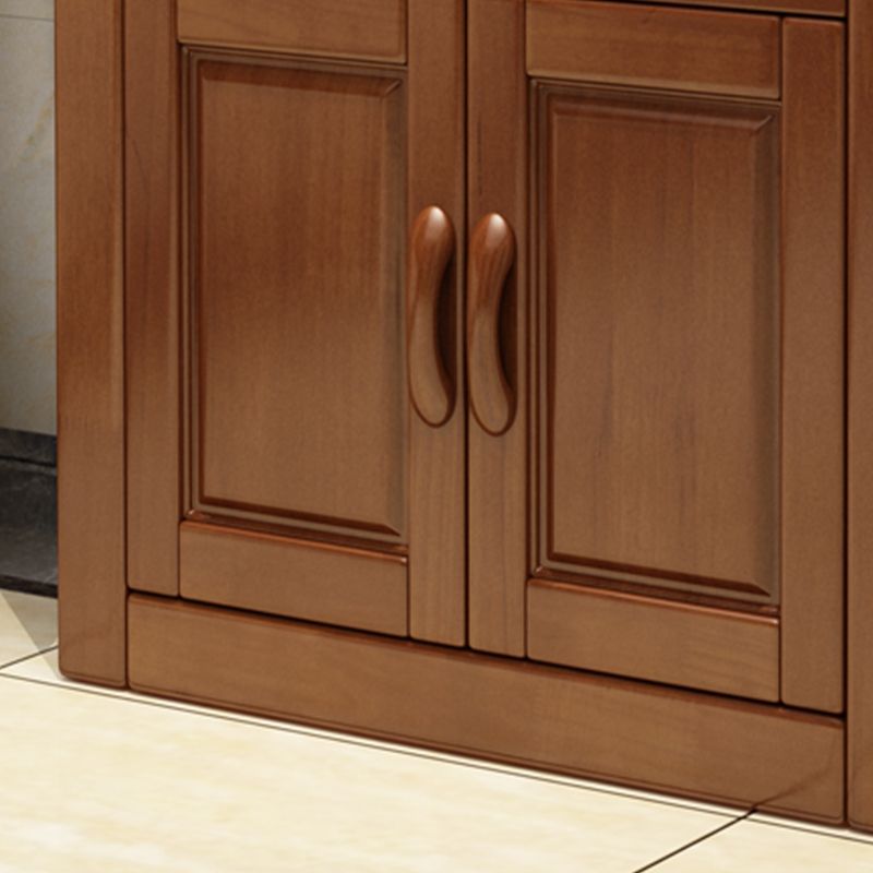 Mid-Century Modern Floor Solid Wood Wine Bottle & Glass Rack Clearhalo 'furn' 'furn_wine_racks' 'Furniture' 'Kitchen & Dining Furniture' 'Wine Racks' 'wine_racks' 1200x1200_6c019aff-2327-4aab-8e23-d544538155de