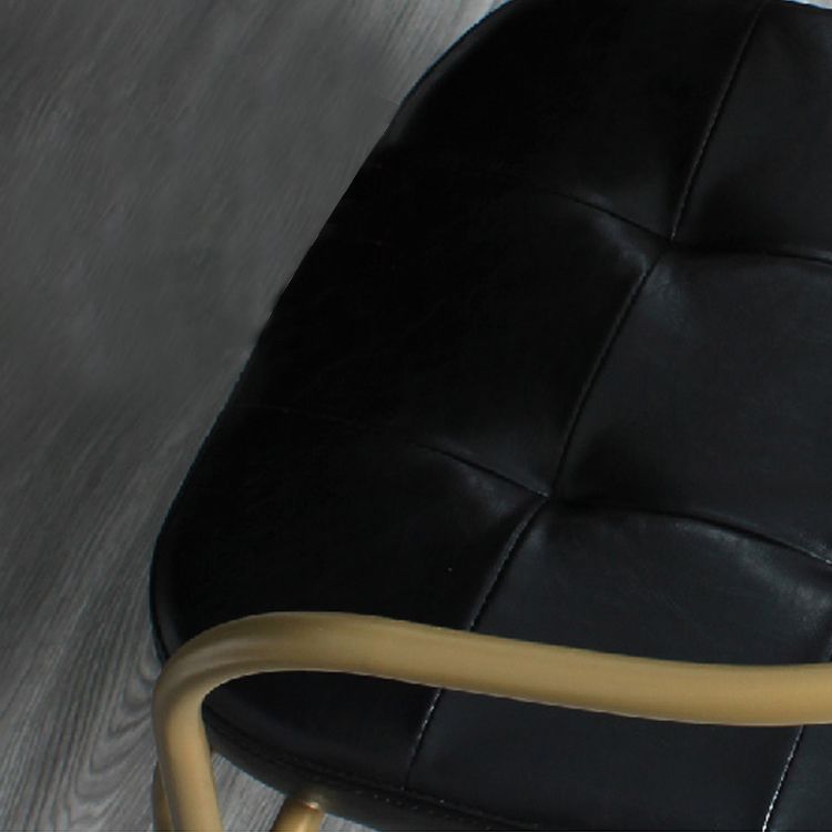 Industrial Style Upholstered Armless Dining Chairs Open Back Dining Side Chairs for Kitchen Clearhalo ' kitchen&dining_furn' 'Dining Chairs' 'Dining Tables & Seating' 'dining_chair' 'Furniture' 'furniture_dining_chair' 'Kitchen & Dining Furniture' 'kitchen' 1200x1200_6c0245ae-dba7-41fa-b6b8-4b23c720c841