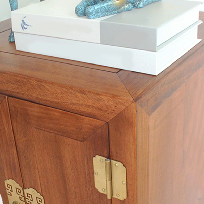 Tradizionale combo in stile combinato in legno massiccio verticale casse di stoccaggio con 3 cassetti