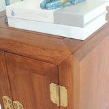 Tradizionale combo in stile combinato in legno massiccio verticale casse di stoccaggio con 3 cassetti