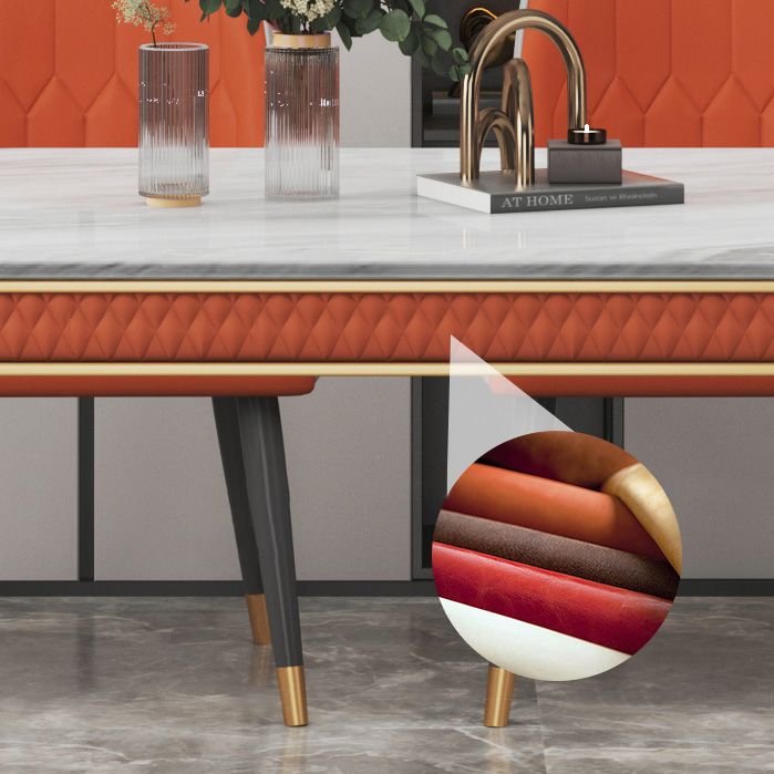 Rectangle Traditional Luxury Dining Table 4 Black Metal Legs Table for Dining Room Clearhalo ' dining_table' 'Dining Tables & Seating' 'Dining Tables' 'furn' 'furn_dining_table' 'Furniture' 'furniture_dining_table' 'Kitchen & Dining Furniture' 'kitchen&dining_furn' 'kitchen' 'kitchen_dining_table' 1200x1200_6c048eb1-4ebc-49d7-9647-603942ccc696