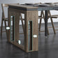 Modern Rectangle Wood Dining Table Extendable for Small Spaces
