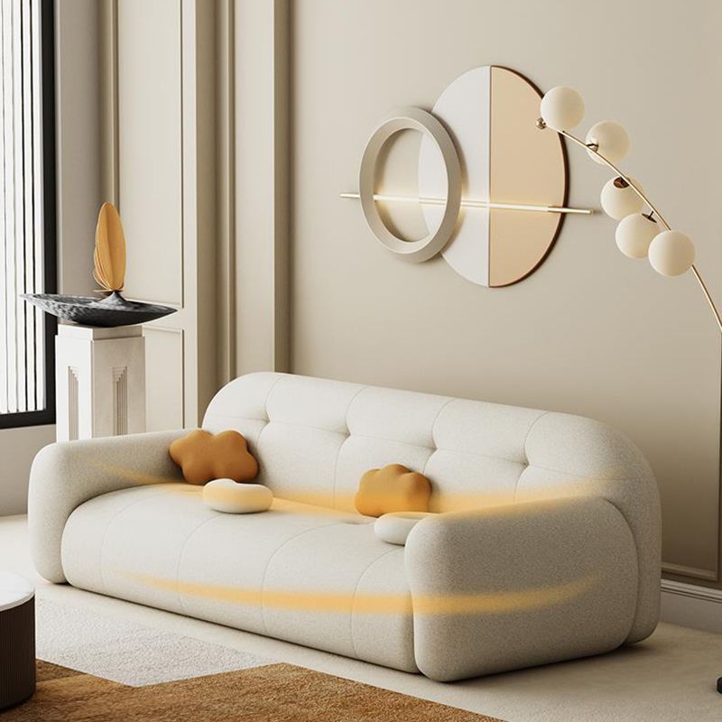 Modern Solid Color Settee Stationary Leather Sofa for Living Room Clearhalo 'furn' 'furn_sofas' 'Furniture' 'Living Room Furniture' 'Sofa' 'sofas' 1200x1200_6c06c599-f582-46d9-9d2f-27bf478bcc51