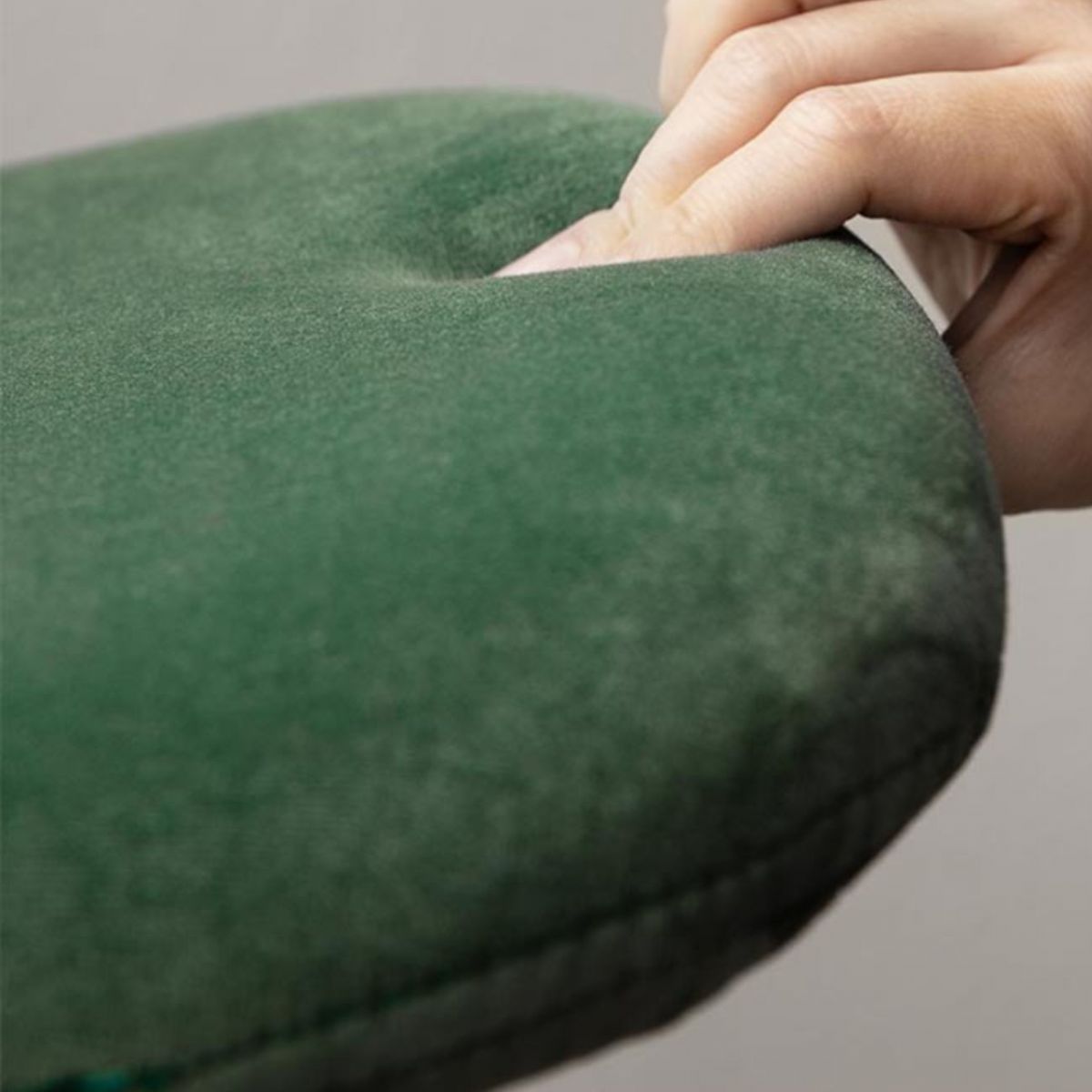 Sedie da pranzo in velluto senza braccio della sedia da cucina contemporanea