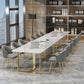 Rectangle White Dining Table Sintered Stone Table Luxury with Double Pedestal Clearhalo ' dining_table' 'Dining Tables & Seating' 'Dining Tables' 'furn' 'furn_dining_table' 'Furniture' 'furniture_dining_table' 'Kitchen & Dining Furniture' 'kitchen&dining_furn' 'kitchen' 'kitchen_dining_table' 1200x1200_6c0b2105-2c36-4c3a-aa2f-3bcfff08d89c