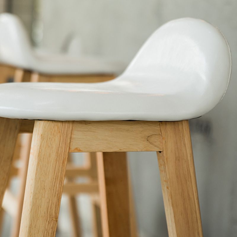 Modern Backrest Armless Counter Stool Wood Dessert Shop Bar Stool with Cushion and Pedal Clearhalo 'Bar Furniture' 'Bar Stools' 'bar_stools' 'furn' 'furn_bar_stools' 'furniture_bar_stools' 'Kitchen & Dining Furniture' 'kitchen&dining_furn' 'kitchen' 'kitchen_furn' Furniture' 1200x1200_6c0cfa9b-99fe-4947-9642-0a53dd17f8b4