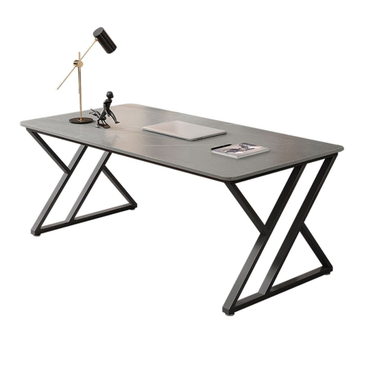 Contemporary Curved Office Desk Antique Finish Computer Desk Clearhalo 'furn' 'furn_office_desk' 'Furniture' 'Office Desks' 'Office Furniture' 'office_desk' 1200x1200_6c109332-71c7-43a0-bba9-42c777da5cc5