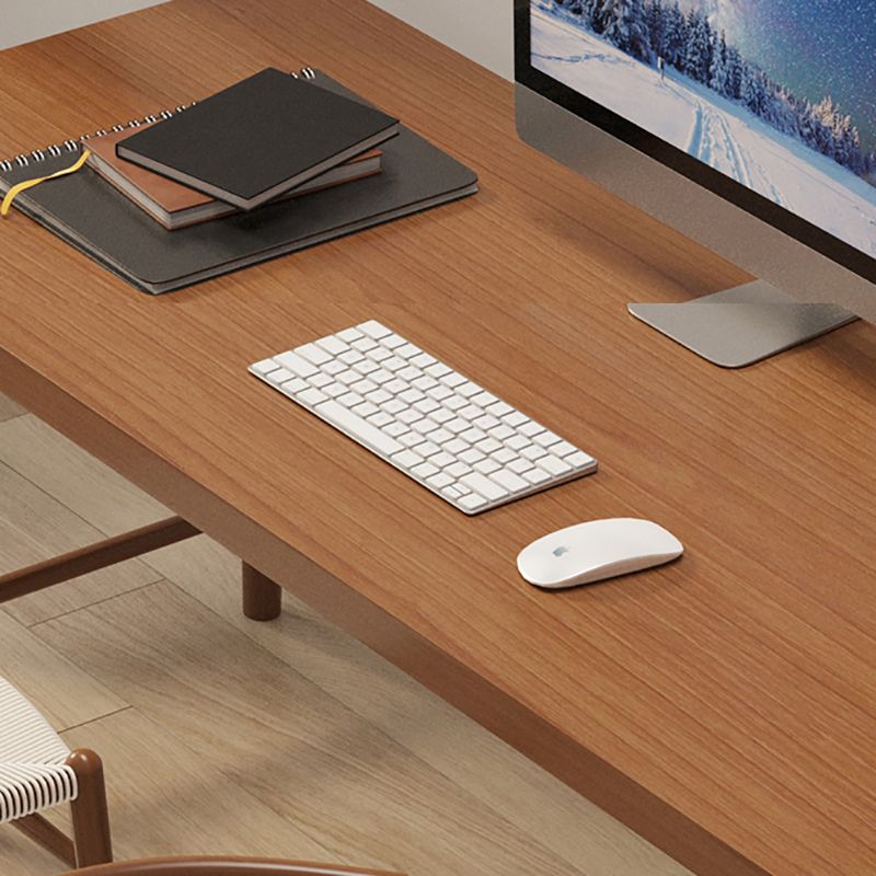 Contemporary H-Shape Writing Desk Rectangular Solid Wood Office Desk Clearhalo 'furn' 'furn_office_desk' 'Furniture' 'Office Desks' 'Office Furniture' 'office_desk' 1200x1200_6c10f2a5-5bb9-4912-8a73-644caea98e69