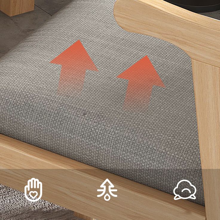 Contemporary Dining Arm Chair Open Back Chair with 4 Legs for Home Use Clearhalo ' kitchen&dining_furn' 'Dining Chairs' 'Dining Tables & Seating' 'dining_chair' 'furn' 'furn_dining_chair' 'Furniture' 'furniture_dining_chair' 'Kitchen & Dining Furniture' 'kitchen' 1200x1200_6c12851e-4287-4544-9e0c-956993d962d1