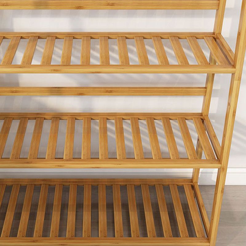 Contemporary Open Back Bamboo Bookshelf Ladder Bookcase with Shelves Clearhalo 'Bookcases' 'furn' 'furn_bookcases' 'Furniture' 'Office Furniture' 1200x1200_6c143583-cc15-4900-b2e7-03805f96292a