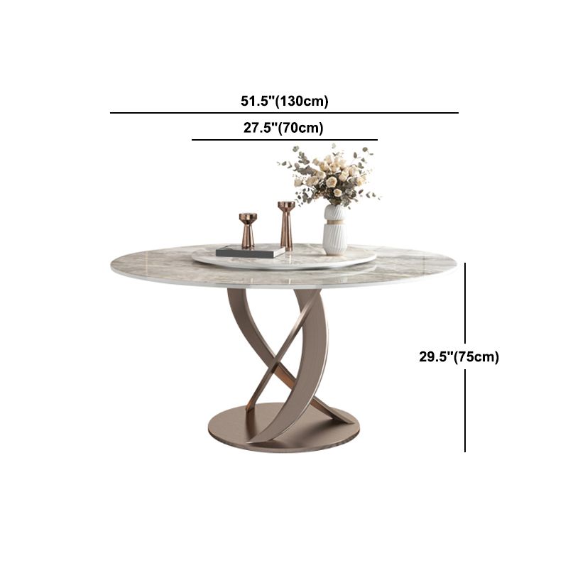 Round Dining Table Traditional Luxury Dining Table with Rose Base Clearhalo 'Dining Tables & Seating' 'Dining Tables' 'dining_table' 'furn' 'furn_dining_table' 'Furniture' 'Kitchen & Dining Furniture' 1200x1200_6c15a0fd-f6e4-4264-a750-f356d7ca249b