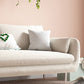33.46" High Velvet Sofa with 2 Pillows Contemporary Square Arm Sofa