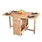 Rubberwood Solid Wood Dining Table Mid-Century Dining Site Table,51"L x 35"W x 29.5"H Clearhalo ' dining_table' 'Dining Tables & Seating' 'Dining Tables' 'furn' 'furn_dining_table' 'Furniture' 'furniture_dining_table' 'Kitchen & Dining Furniture' 'kitchen&dining_furn' 'kitchen' 'kitchen_dining_table' 1200x1200_6c16fae7-8c39-44cd-b044-3deb226f4b0e